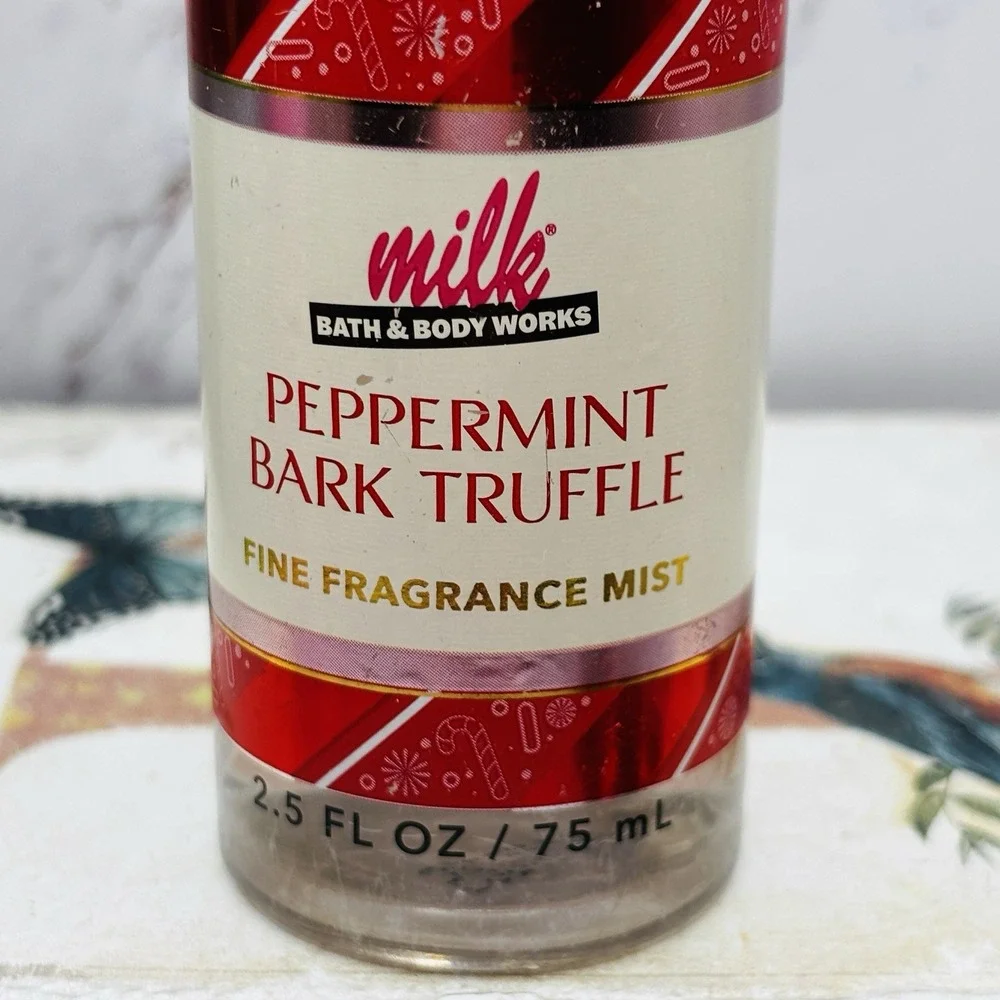 Bath & Body Works Milk Bar Peppermint Bark Truffle Mini Fragrance Mist 2.5 Oz